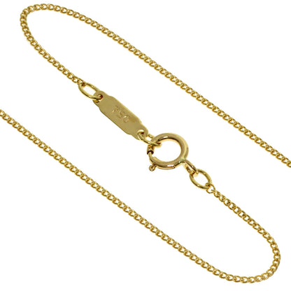 TIFFANY&Co. Leaf heart Necklace K18 Yellow Gold Ladies [Used]