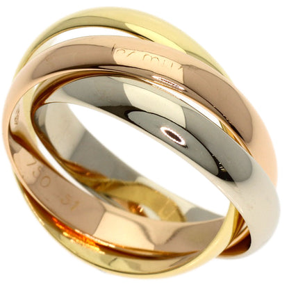 CARTIER Trinity #51 Ring K18 Yellow Gold 18K Pink GoldLadies [Used]