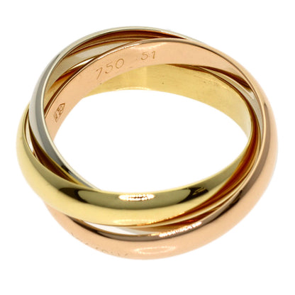 CARTIER Trinity #51 Ring K18 Yellow Gold 18K Pink GoldLadies [Used]
