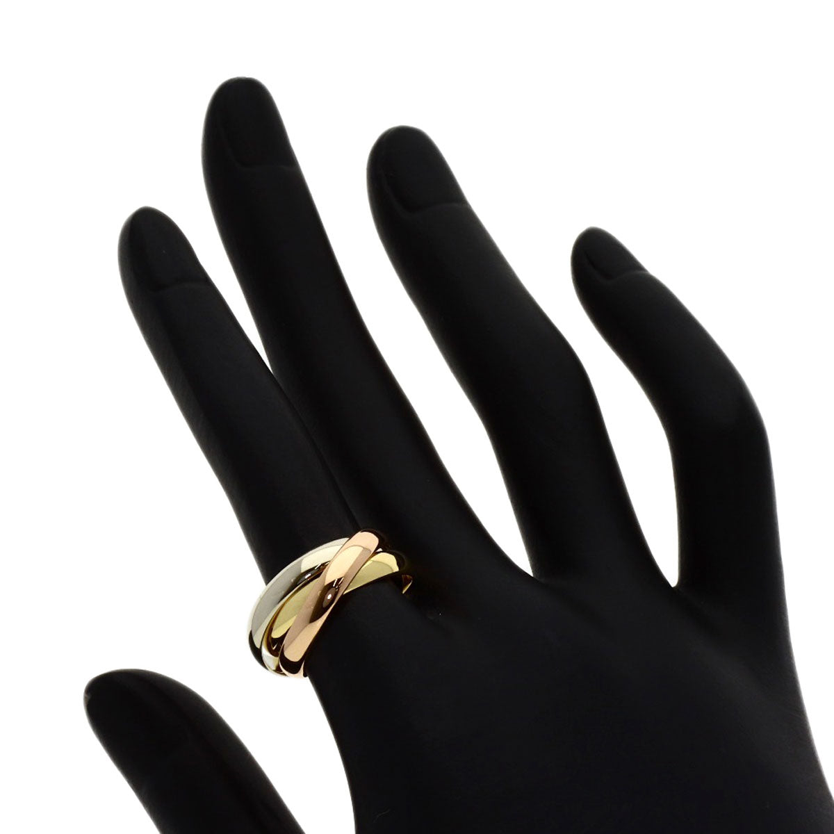 CARTIER Trinity #51 Ring K18 Yellow Gold 18K Pink GoldLadies [Used]