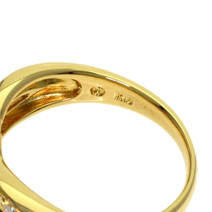 TASAKI Diamond Ring K18 Yellow Gold Ladies [Used]
