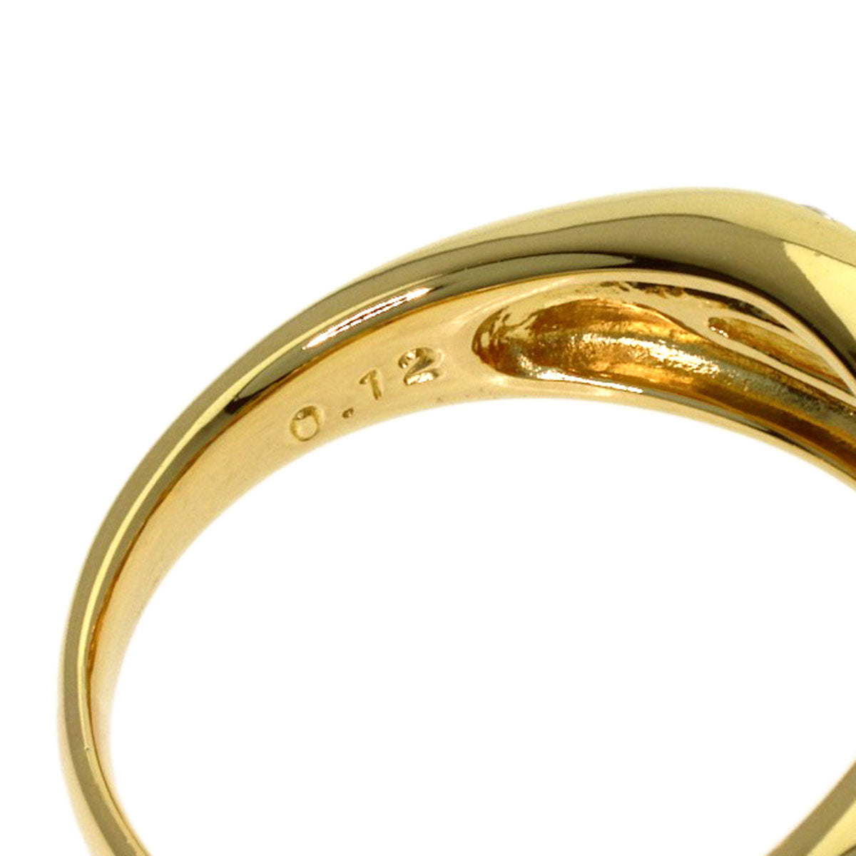 TASAKI Diamond Ring K18 Yellow Gold Ladies [Used]