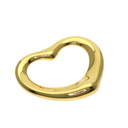 TIFFANY&Co. Open heart Pendant top K18 Yellow Gold Ladies [Used]