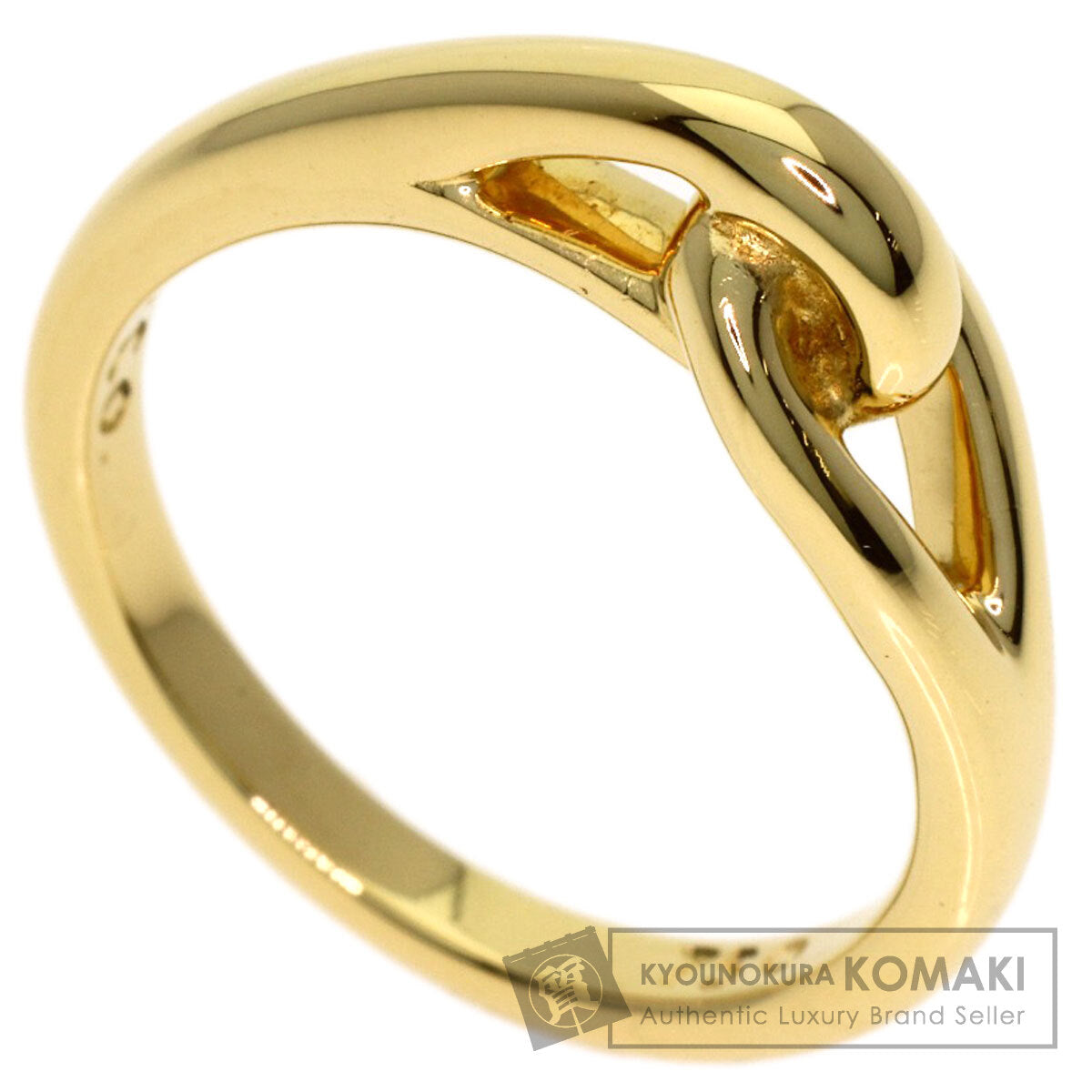 TIFFANY&Co. knot Ring K18 Yellow Gold Ladies [Used]