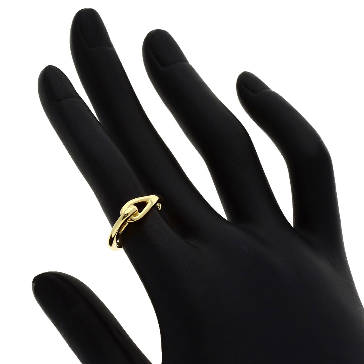 TIFFANY&Co. knot Ring K18 Yellow Gold Ladies [Used]