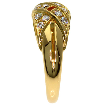 POLA Diamond Ring K18 Yellow Gold Ladies [Used]