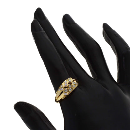 POLA Diamond Ring K18 Yellow Gold Ladies [Used]