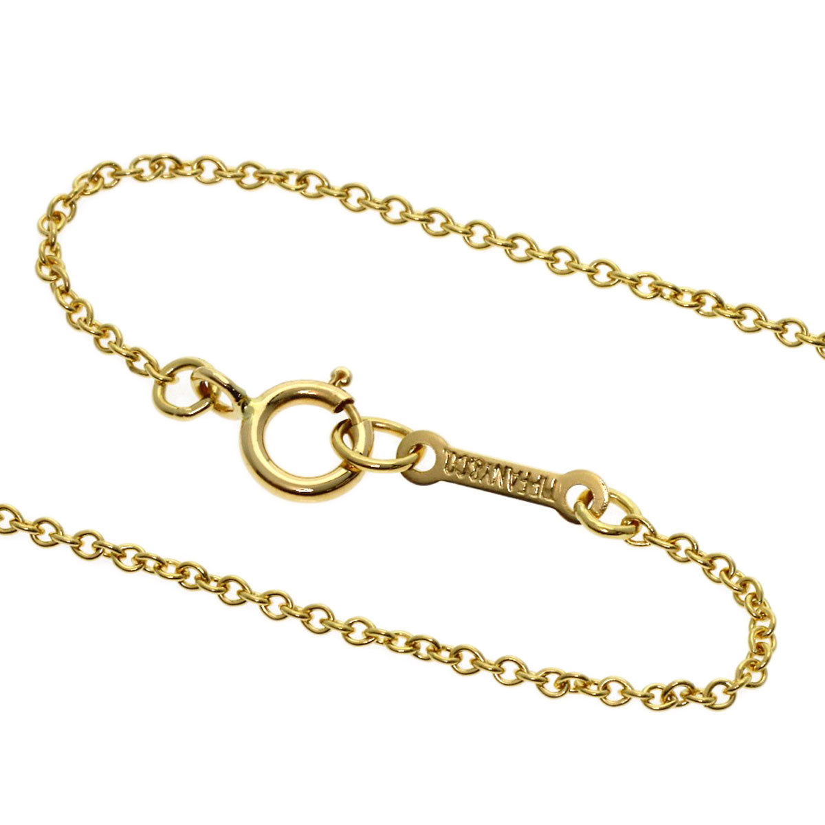 TIFFANY&Co. kiss Necklace K18 Yellow Gold Ladies [Used]