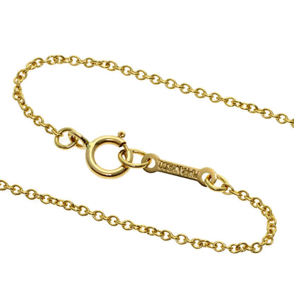 TIFFANY&Co. kiss Necklace K18 Yellow Gold Ladies [Used]