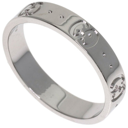 GUCCI Icon #14 Ring K18 White Gold Ladies [Used]