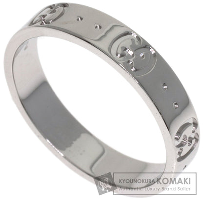 GUCCI Icon #14 Ring K18 White Gold Ladies [Used]