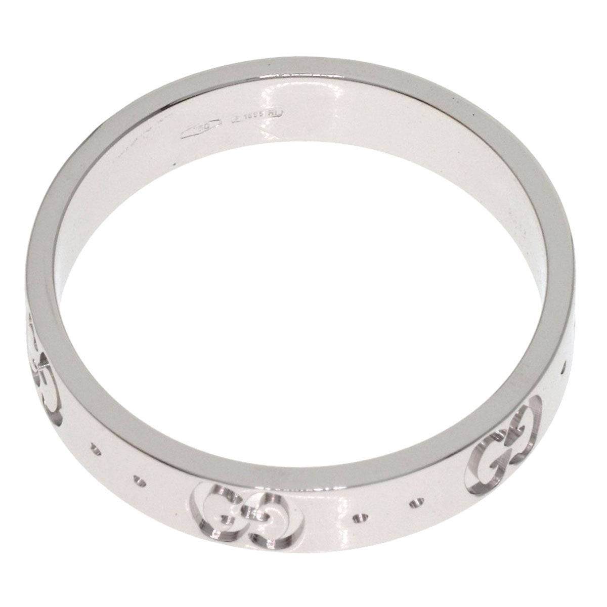 GUCCI Icon #14 Ring K18 White Gold Ladies [Used]