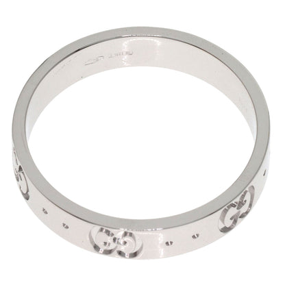 GUCCI Icon #14 Ring K18 White Gold Ladies [Used]
