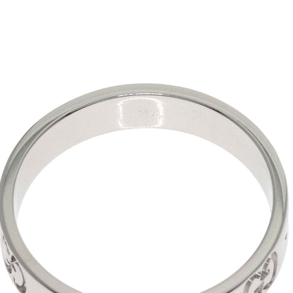 GUCCI Icon #14 Ring K18 White Gold Ladies [Used]
