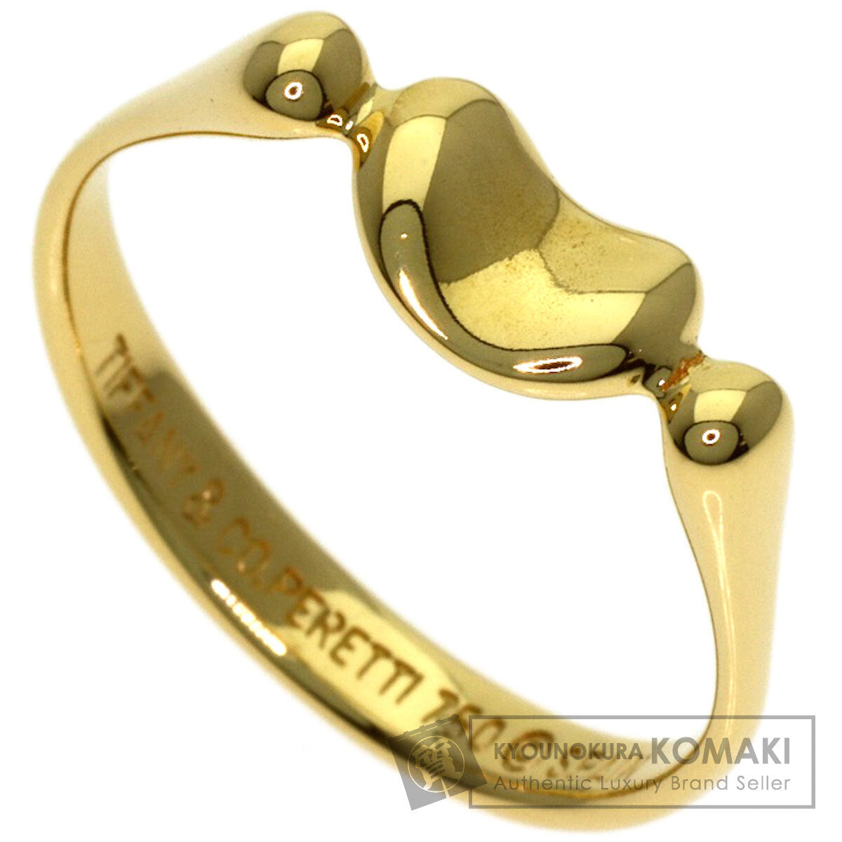TIFFANY&Co. Bean Ring K18 Yellow Gold Ladies [Used]