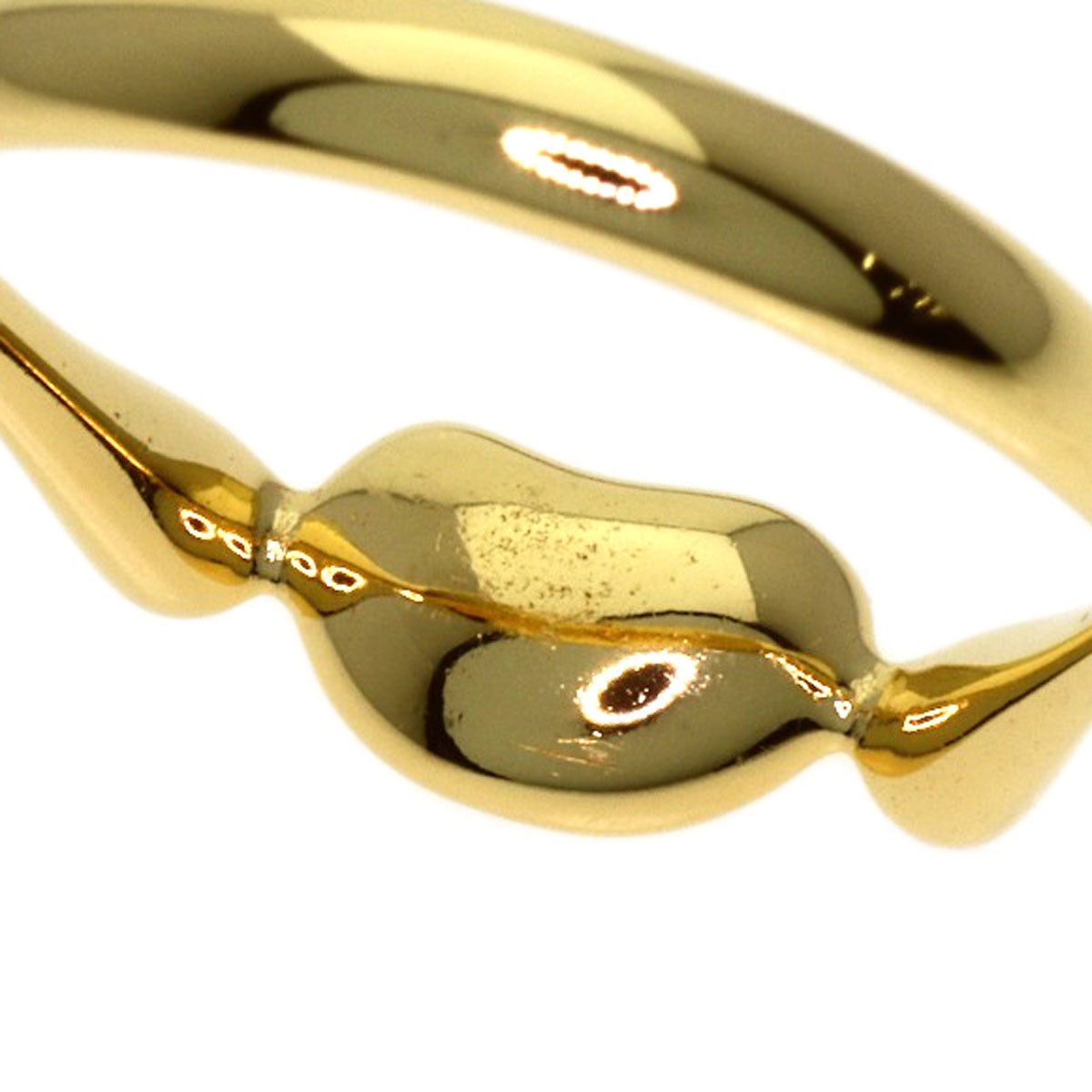 TIFFANY&Co. Bean Ring K18 Yellow Gold Ladies [Used]