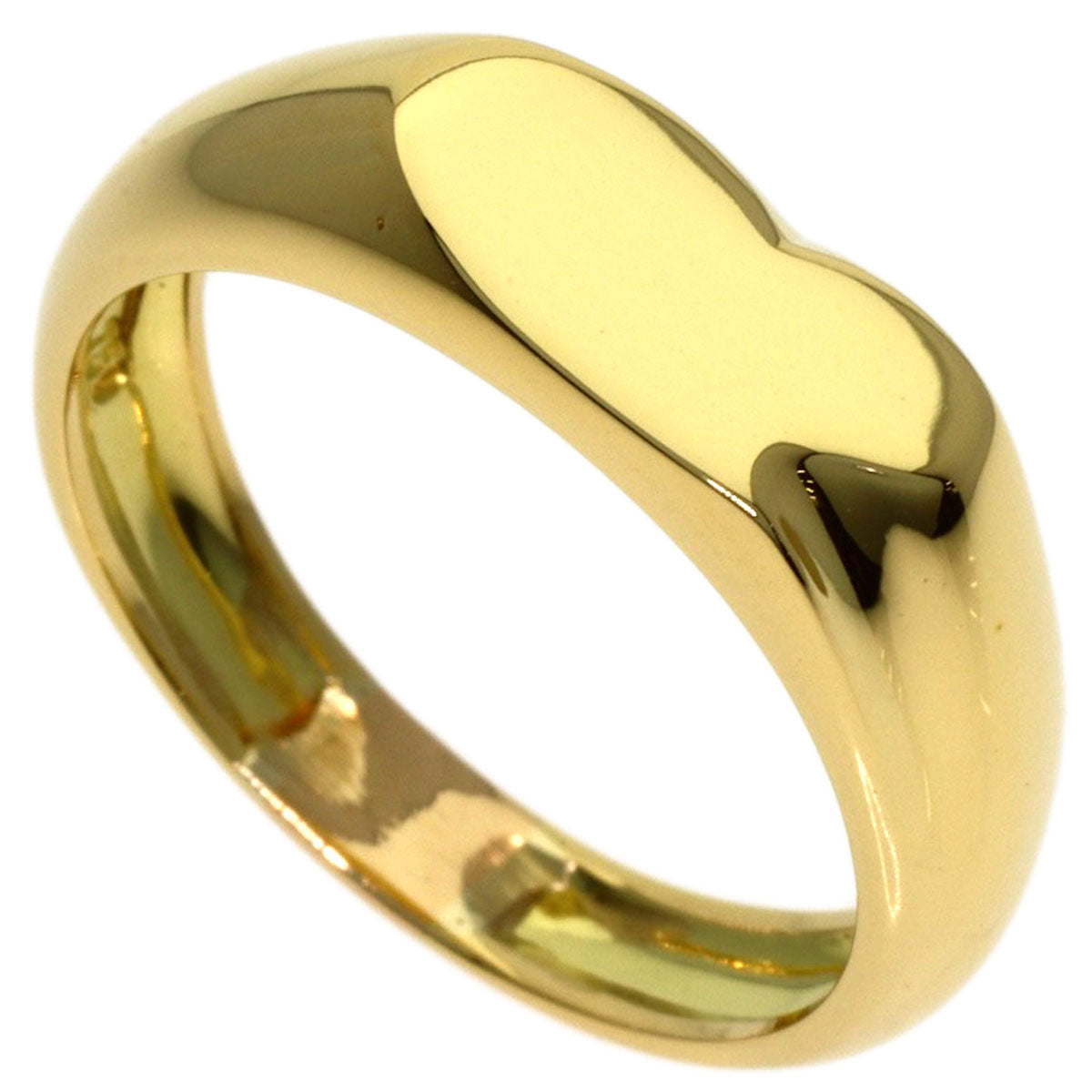 TIFFANY&Co. Full heart Ring K18 Yellow Gold Ladies [Used]