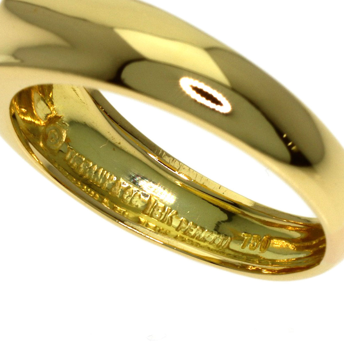 TIFFANY&Co. Full heart Ring K18 Yellow Gold Ladies [Used]