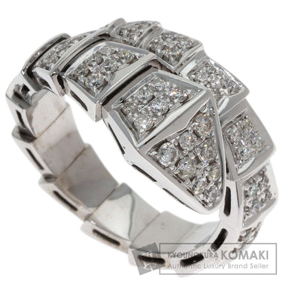 BVLGARI Serpenti Viper Diamond M Ring K18 White Gold Ladies [Used]