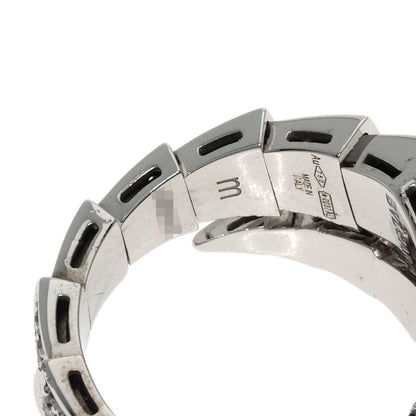 BVLGARI Serpenti Viper Diamond M Ring K18 White Gold Ladies [Used]