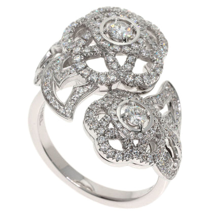 CHANEL Camellia Diamond #53 Ring K18 White Gold Ladies [Used]