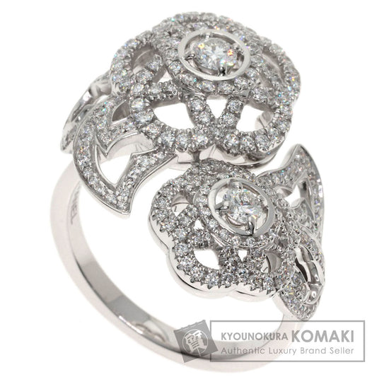 CHANEL Camellia Diamond #53 Ring K18 White Gold Ladies [Used]