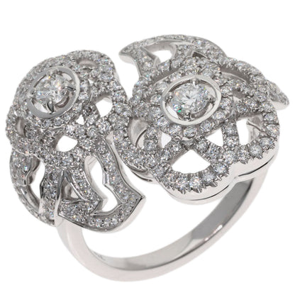 CHANEL Camellia Diamond #53 Ring K18 White Gold Ladies [Used]