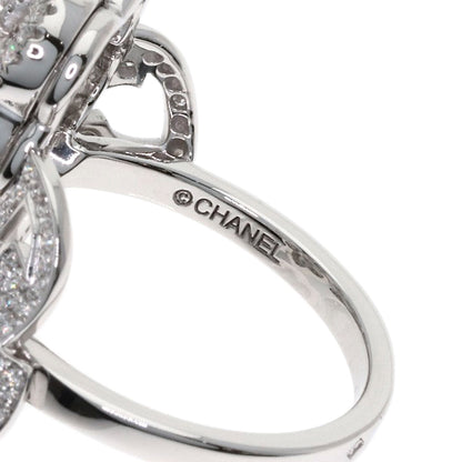 CHANEL Camellia Diamond #53 Ring K18 White Gold Ladies [Used]