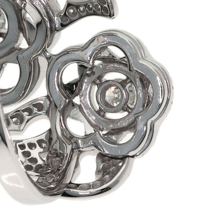 CHANEL Camellia Diamond #53 Ring K18 White Gold Ladies [Used]