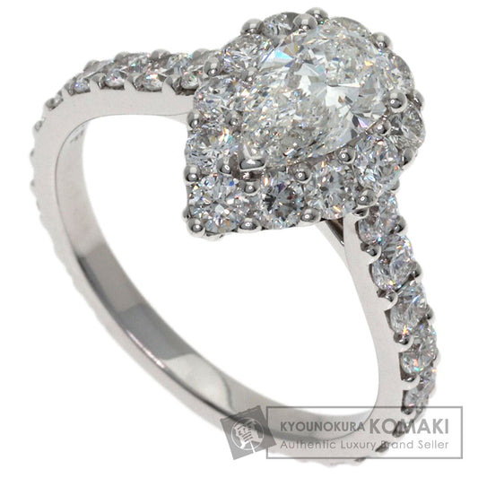 GRAFF Constellation Pear-Shaped Diamond Ring K18 White Gold Ladies [Used]