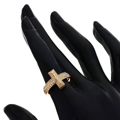 TIFFANY&Co. T-One Diamond Ring K18 Pink Gold Ladies [Used]