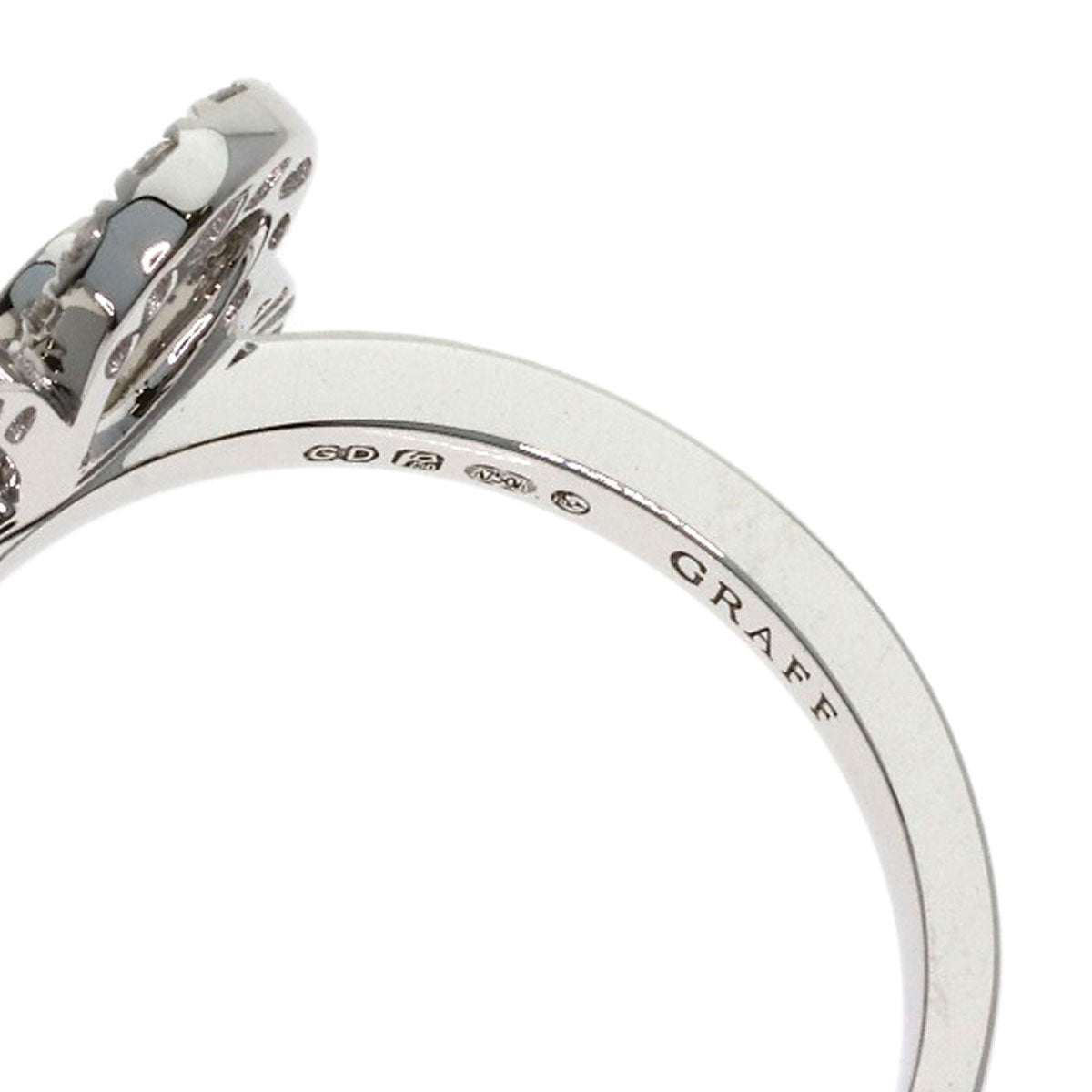 GRAFF Butterfly Diamond Ring K18 White Gold Ladies [Used]