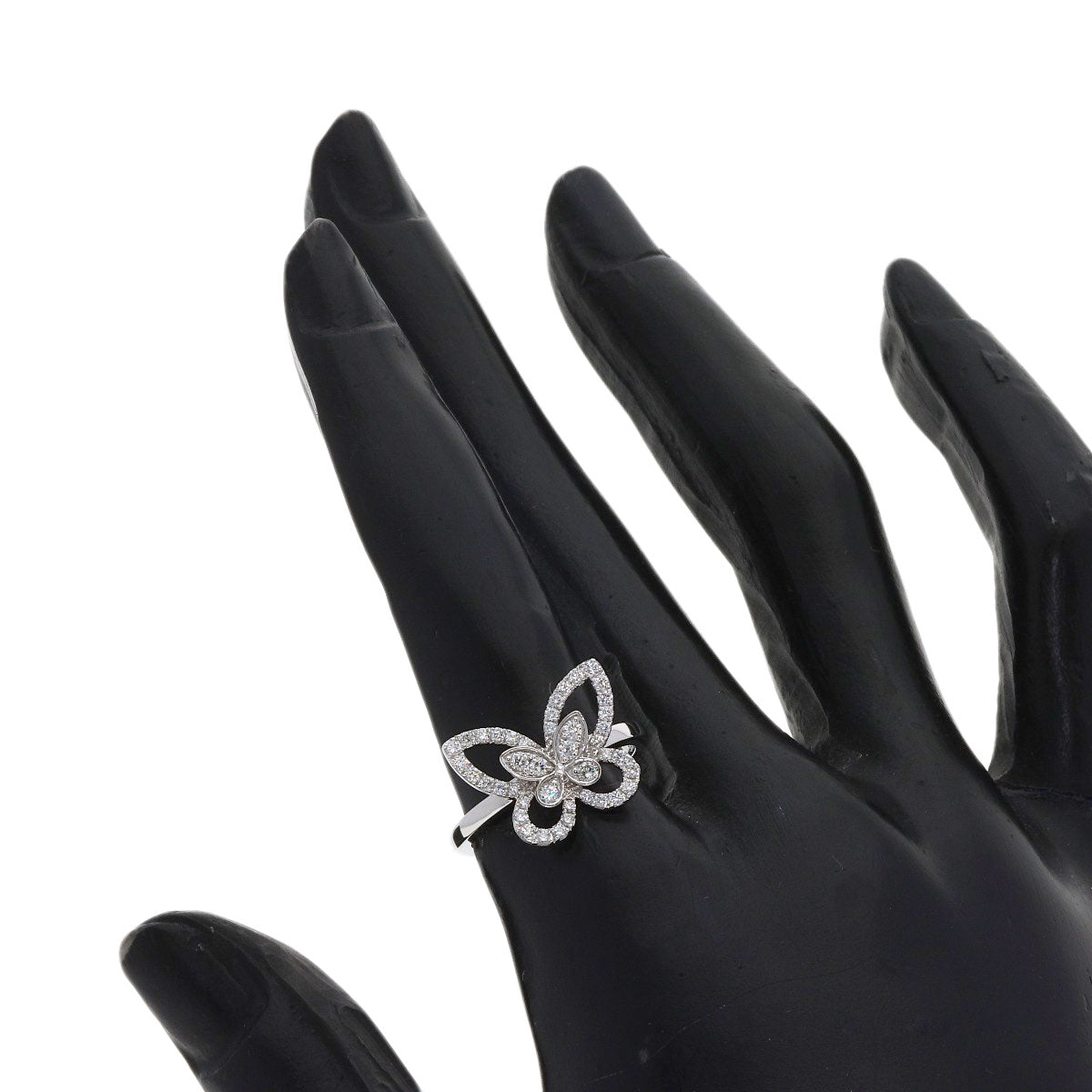 GRAFF Butterfly Diamond Ring K18 White Gold Ladies [Used]