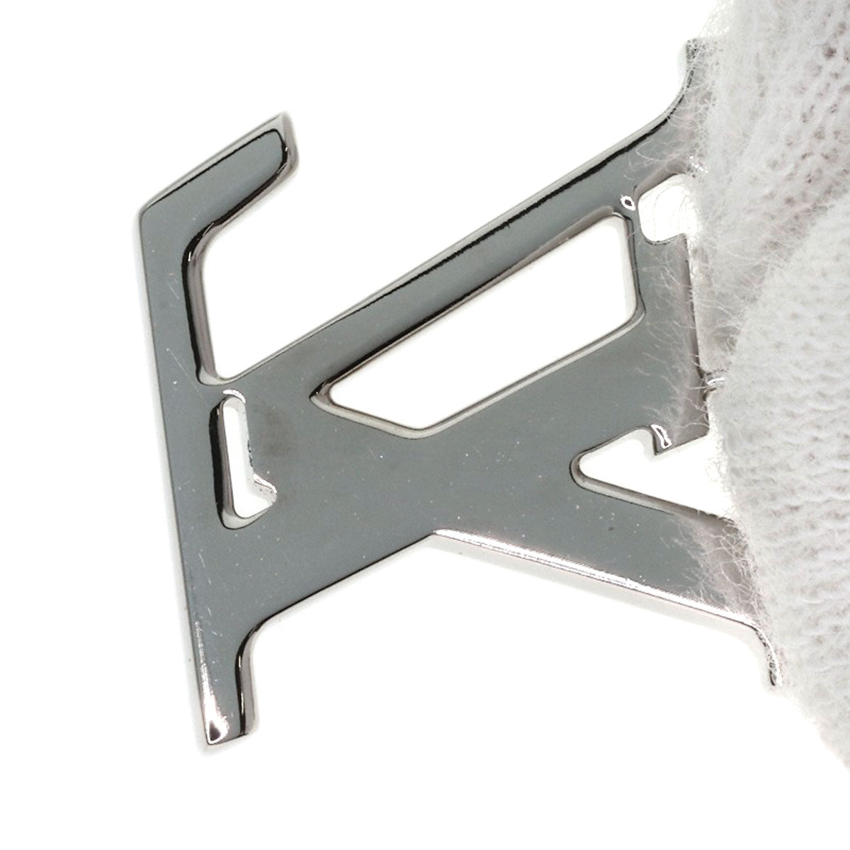 LOUIS VUITTON Pendant GM Diamond Necklace K18 White Gold Ladies [Used]