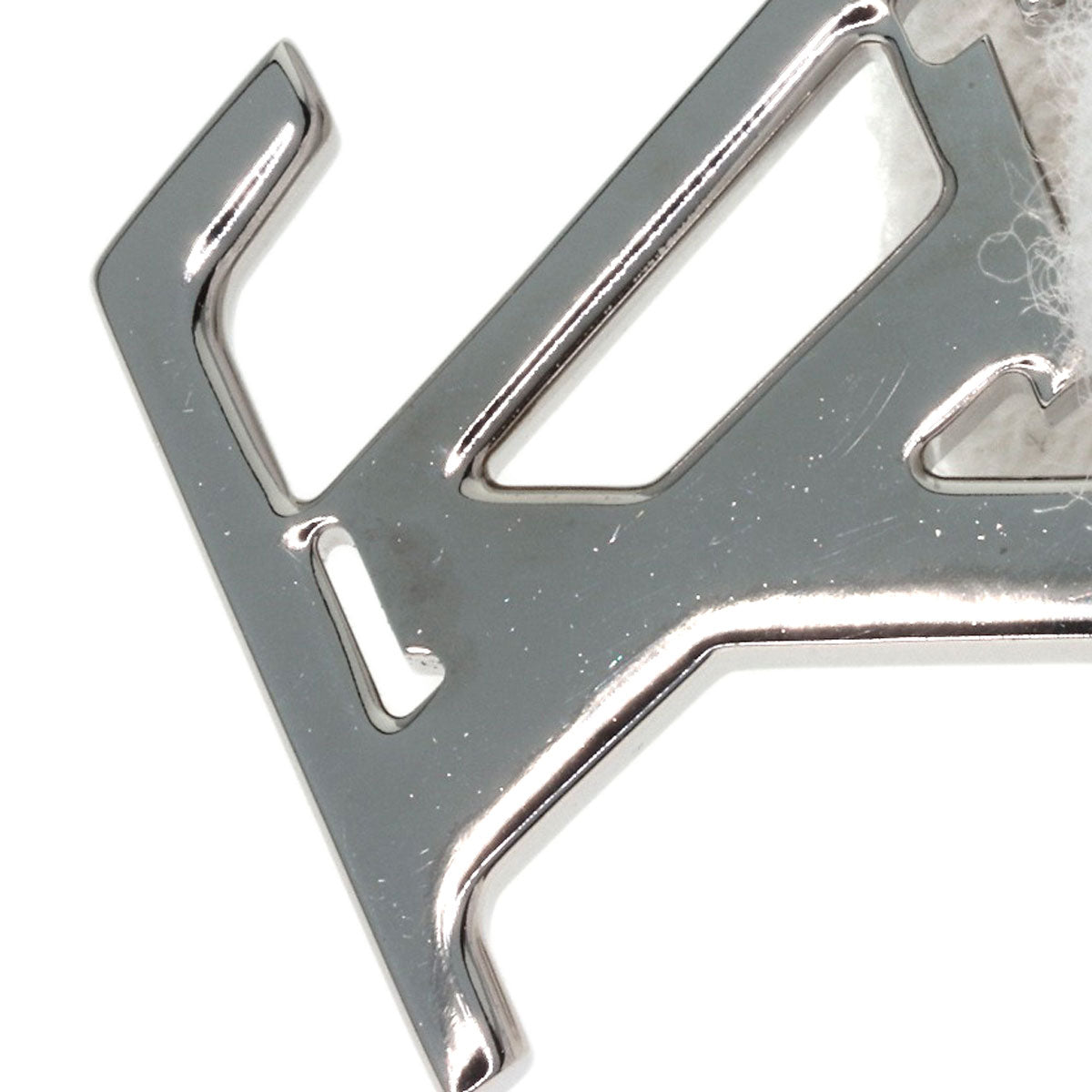 LOUIS VUITTON Pendant GM Diamond Necklace K18 White Gold Ladies [Used]