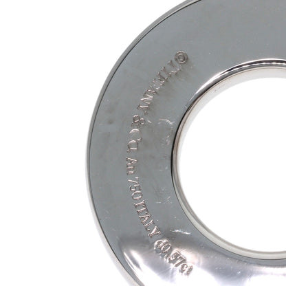 TIFFANY&Co. Atlas X Closed Circle Diamond Necklace K18 White Gold Ladies [Used]