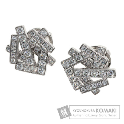 GRAFF Thread Diamond earring K18 White Gold Ladies [Used]