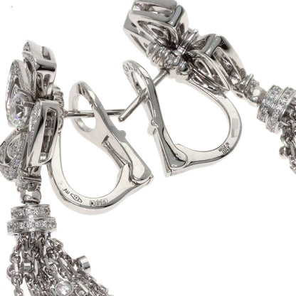 BVLGARI Fiorever Diamond earring K18 White Gold Ladies [Used]