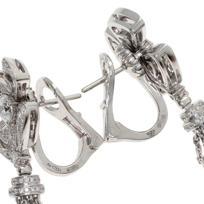 BVLGARI Fiorever Diamond earring K18 White Gold Ladies [Used]