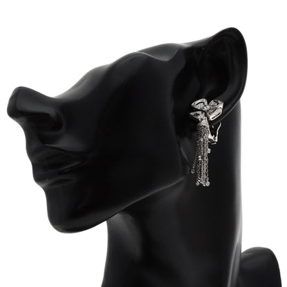 BVLGARI Fiorever Diamond earring K18 White Gold Ladies [Used]