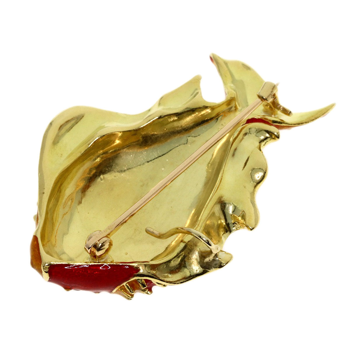 TIFFANY&Co. Fish motif Brooch K18 Yellow Gold Ladies [Used]