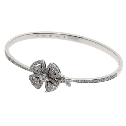 BVLGARI Fiorever Diamond S Bracelet K18 White Gold Ladies [Used]