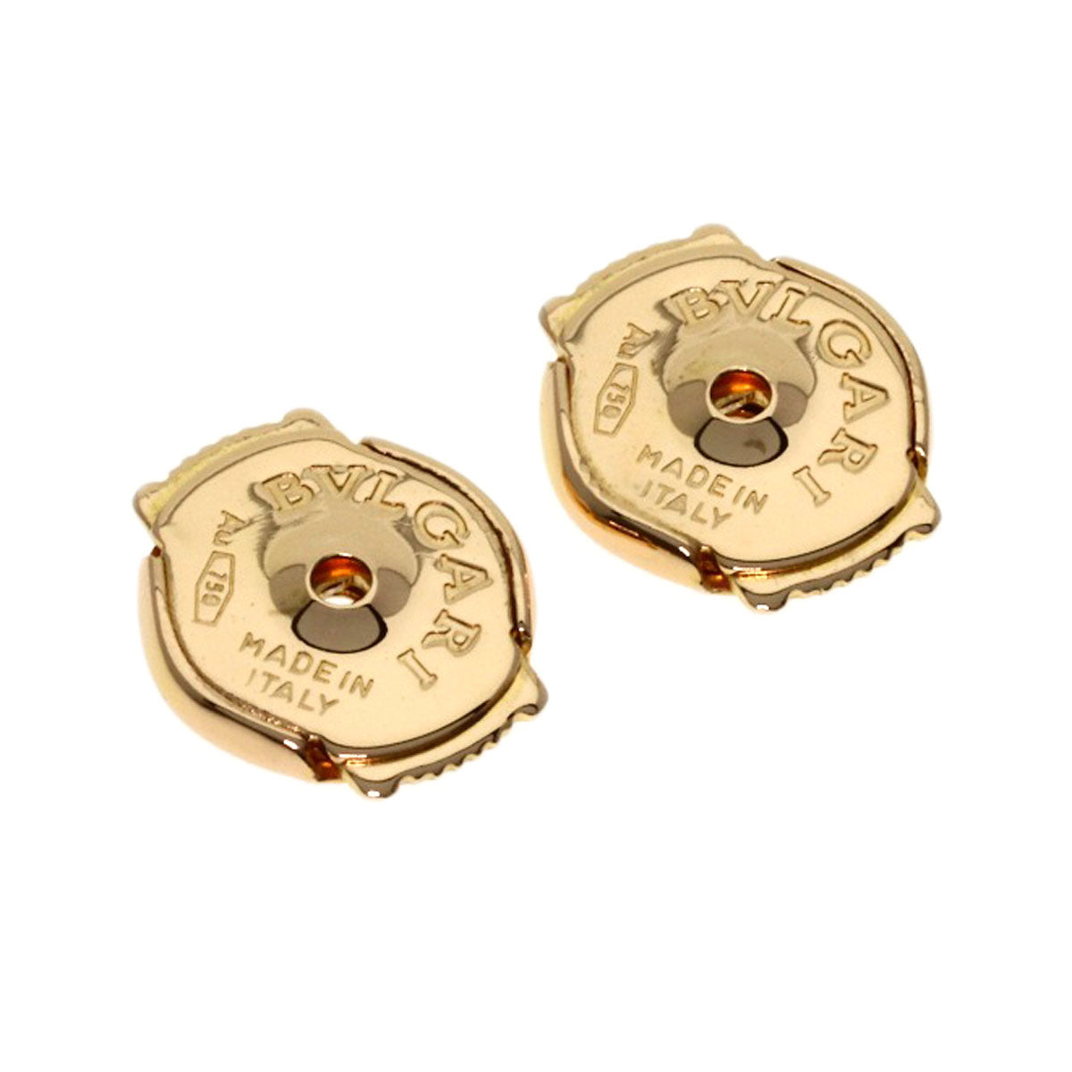 BVLGARI Diva Dream Diamond Shell earring K18 Pink Gold Ladies [Used]