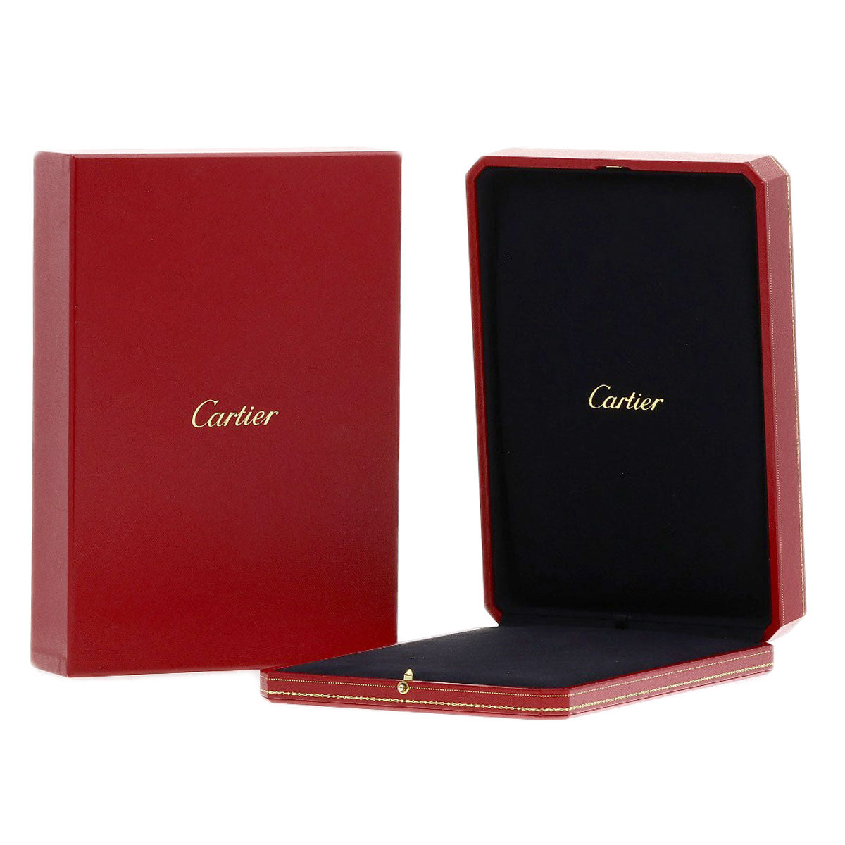 CARTIER PANTHERE de Cartier Onyx Garnet Necklace K18 White Gold CeramicLadies [Used]