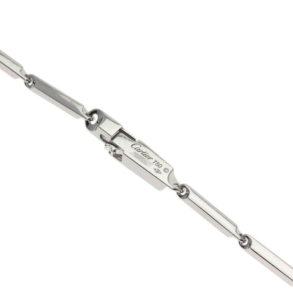CARTIER PANTHERE de Cartier Onyx Garnet Necklace K18 White Gold CeramicLadies [Used]