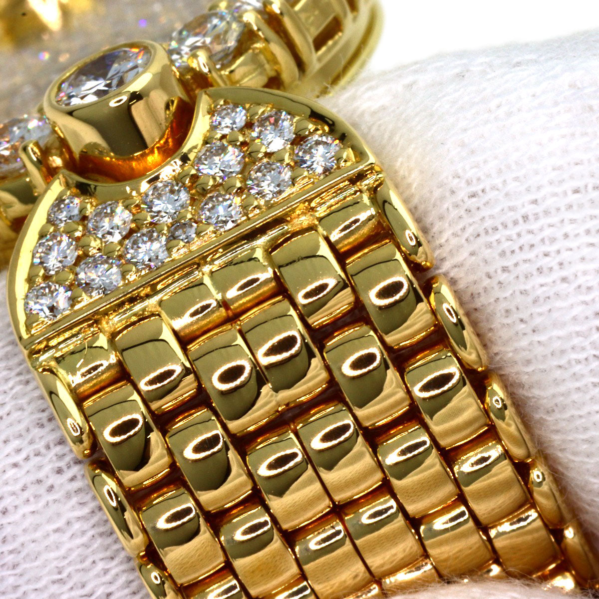 Chopard Large diamond Watches 10/5788 K18 Yellow Gold/18K Yellow Gold Ladies