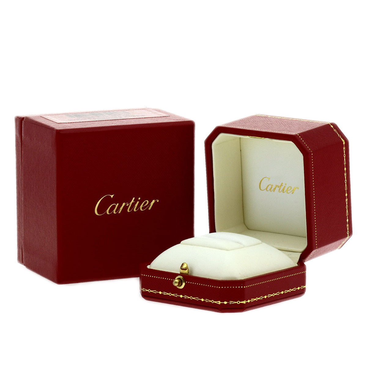 CARTIER Reflection Diamond #54 Ring K18 White Gold Ladies [Used]
