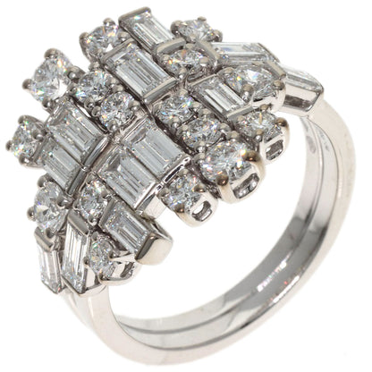 CARTIER Reflection Diamond #54 Ring K18 White Gold Ladies [Used]