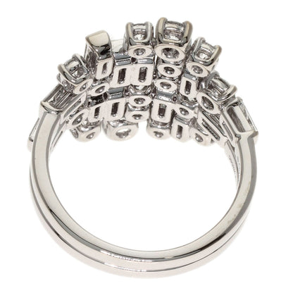 CARTIER Reflection Diamond #54 Ring K18 White Gold Ladies [Used]