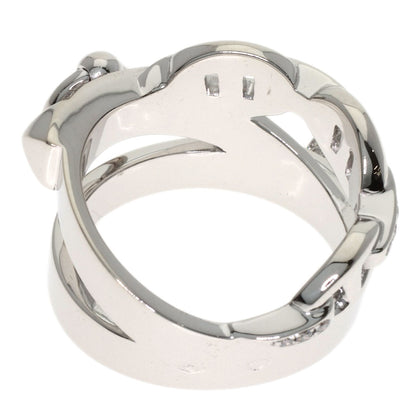 HERMES Alshimi Diamond #50 Ring K18 White Gold Ladies [Used]